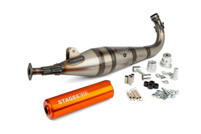 Auspuff Stage6 StreetRace Peugeot 103 SP Orange