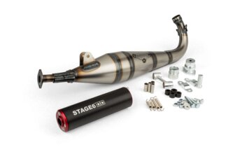Exhaust Stage6 StreetRace Peugeot 103 SP Red / Black