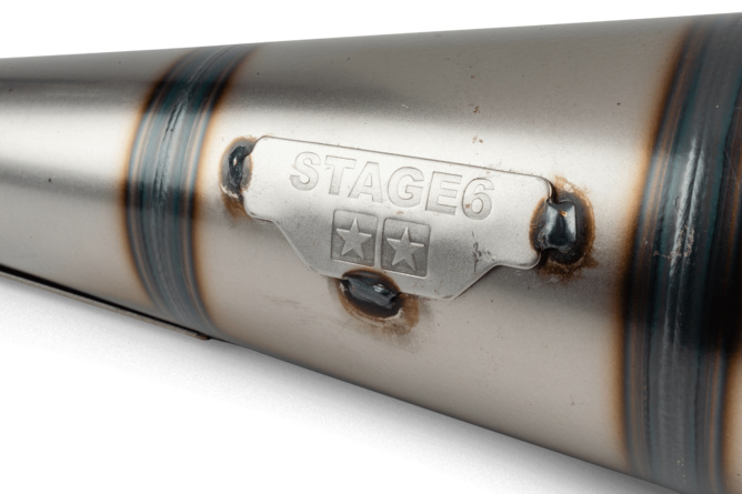 Auspuff Stage6 StreetRace Peugeot 103 SPX Rot / Schwarz