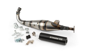 Exhaust Stage6 StreetRace Peugeot 103 SPX Black