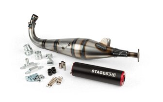 Exhaust Stage6 StreetRace Peugeot 103 SPX Red / Black
