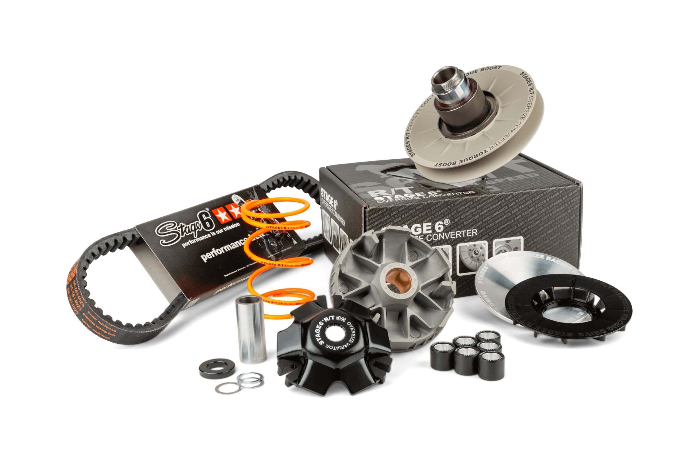 Transmission CVT Kit Oversize Stage6 R/T Piaggio Gilera Vespa long