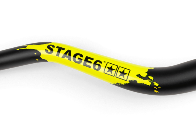 Guidon Cross 28mm Stage6 Noir et Jaune