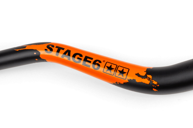 Guidon Cross 28mm Stage6 Noir et Orange
