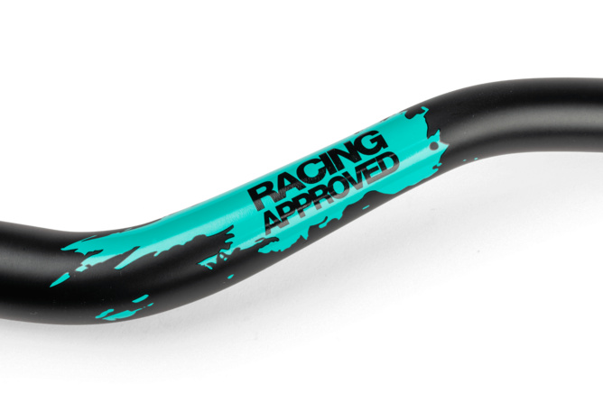 Guidon Cross 28mm Stage6 Noir et Turquoise