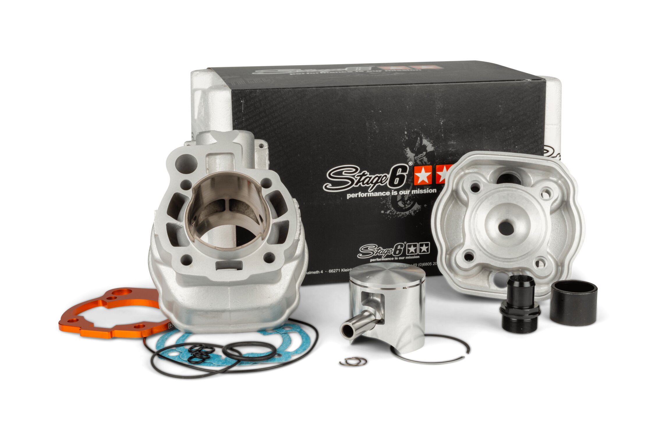 Cylinder Kit Stage6 Big Racing 86cc / 88cc stroke 45mm AM6 | MAXISCOOT