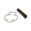 Cylinder Spacer Stage6 R/T 5mm w/ stud bolts M6x114mm 85mm conrod Piaggio LC
