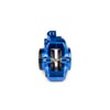 Front Brake Caliper CNC aluminium Stage6 Minarelli / Piaggio / Peugeot blue