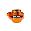 Bremssattel vorn Alu CNC Stage6 Minarelli / Piaggio / Peugeot orange