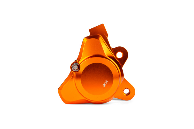 Bremssattel vorn Alu CNC Stage6 Minarelli / Piaggio / Peugeot orange