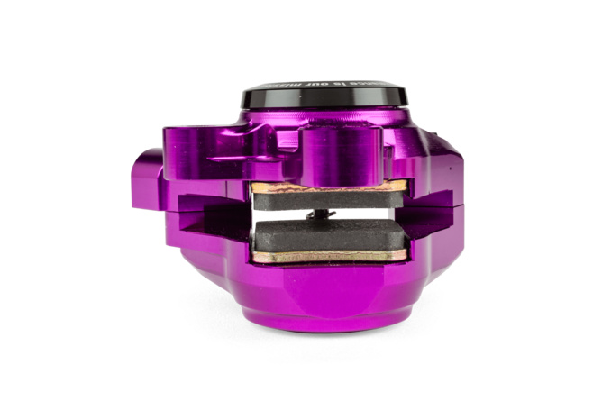 &Eacute;trier de frein avant Stage6 MBK Booster et Nitro Alu CNC Violet