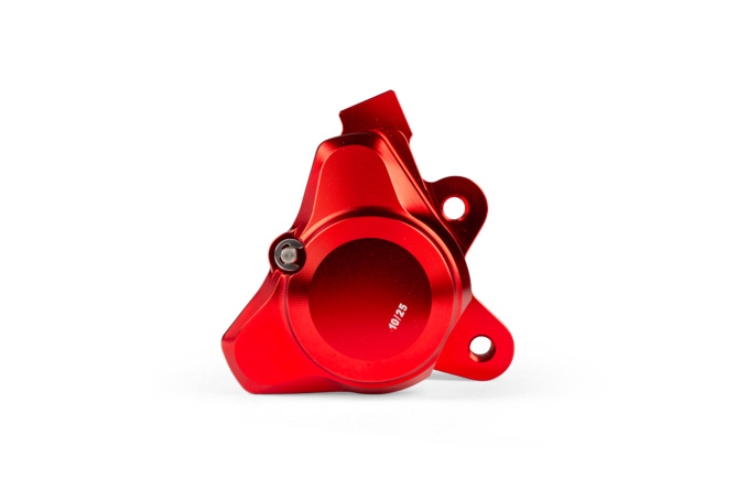 Bremssattel vorn Alu CNC Stage6 Minarelli / Piaggio / Peugeot rot