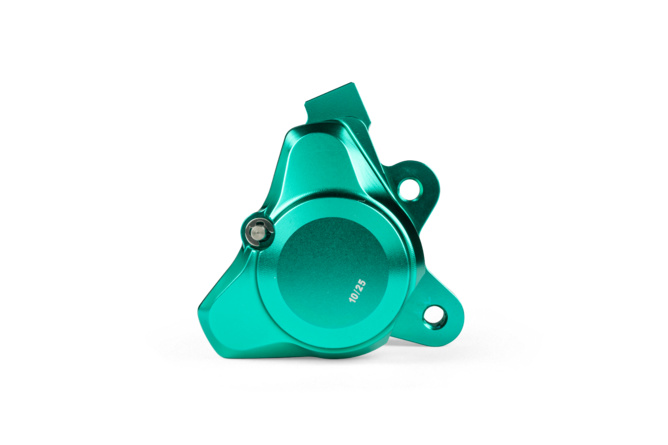 &Eacute;trier de frein avant Stage6 MBK Booster et Nitro Alu CNC Turquoise