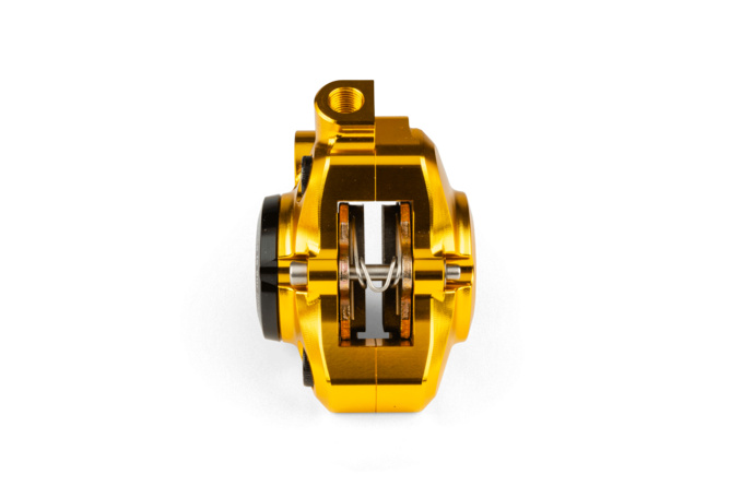 &Eacute;trier de frein avant Stage6 MBK Booster et Nitro Alu CNC Or
