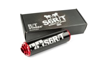 Silenziatore Stage6 R/T 70cc nero / rosso