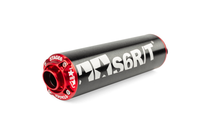 Silencieux d'&eacute;chappement Stage6 R/T 70cc Noir et Rouge