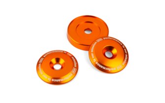 Lagerabdeckungen f&uuml;r Schwinge Stage6 R/T MK2 Orange