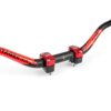 Manubrio motocross 28mm + morsetti Stage6 Rosso