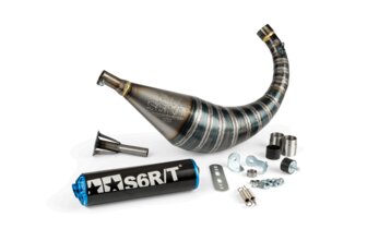 Pot d'&eacute;chappement Stage6 R/T 70 - 80 AM6 Noir / Bleu