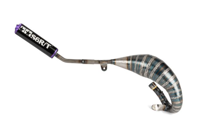 Pot d'&eacute;chappement Stage6 R/T 70 - 80 Beta RR avant 2021 Noir / Violet