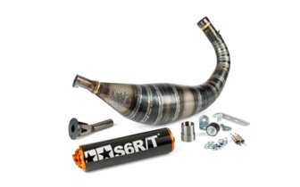 Pot d'&eacute;chappement Stage6 R/T 80 - 90 AM6 Noir / Orange