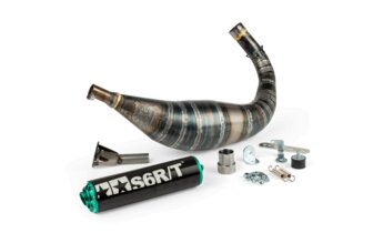Pot d'&eacute;chappement Stage6 R/T 90 - 100 AM6 Noir / Turquoise
