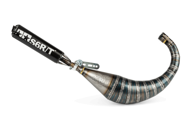 Scarico Stage6 R/T 70 - 80 Derbi Nero