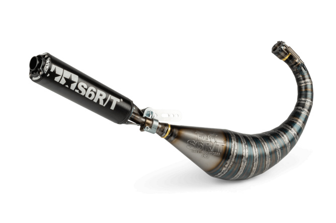 Scarico Stage6 R/T 70 - 80 Derbi Nero