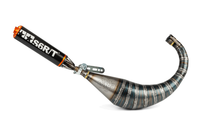 Scarico Stage6 R/T 70 - 80 Derbi Nero / Arancione