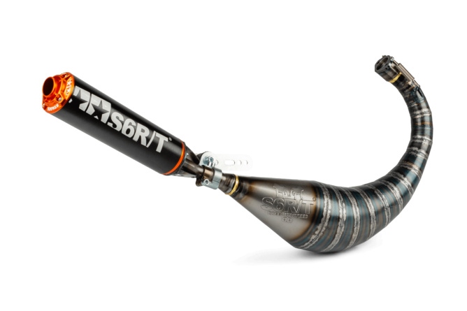 Scarico Stage6 R/T 70 - 80 Derbi Nero / Arancione