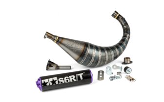Pot d'&eacute;chappement Stage6 R/T 70 - 80 Derbi Noir / Violet