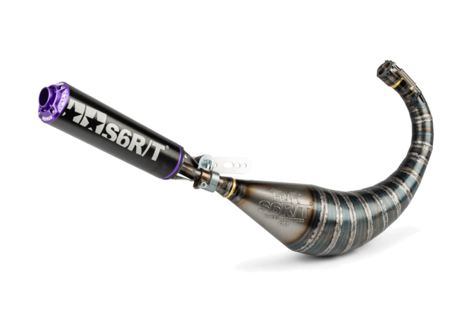 Scarico Stage6 R/T 70 - 80 Derbi Nero / Viola
