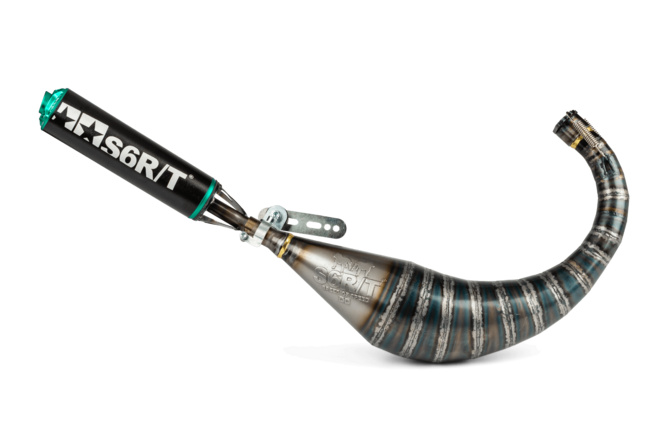 Scarico Stage6 R/T 70 - 80 Derbi Nero / Turchese