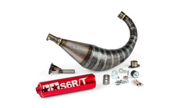 Pot d'&eacute;chappement Stage6 R/T 70 - 80 Derbi Rouge