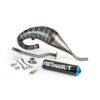 Exhaust Stage6 R/T 70 - 80 high mount Derbi Black / Blue