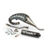 Exhaust Stage6 R/T 70 - 80 high mount Derbi Black