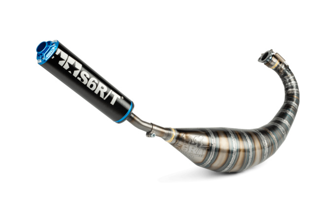 Scarico Stage6 R/T 80 - 90 Derbi Nero / Blu