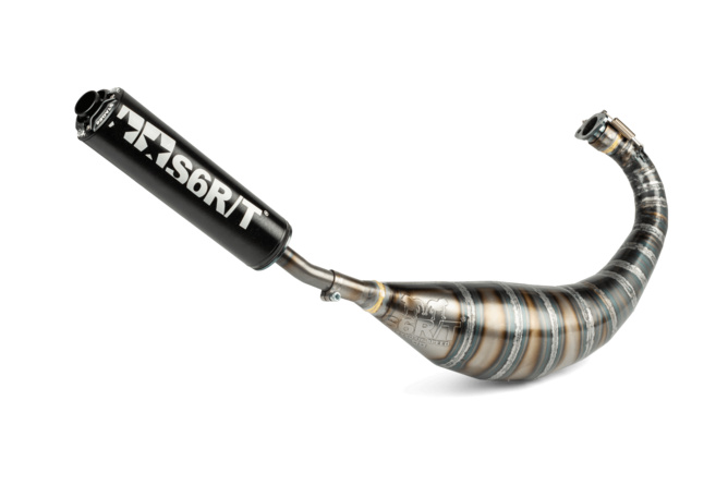 Scarico Stage6 R/T 80 - 90 Derbi Nero