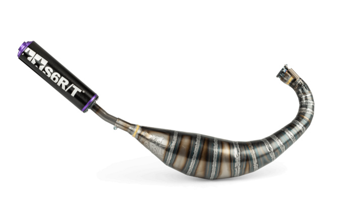 Scarico Stage6 R/T 80 - 90 Derbi Nero / Viola
