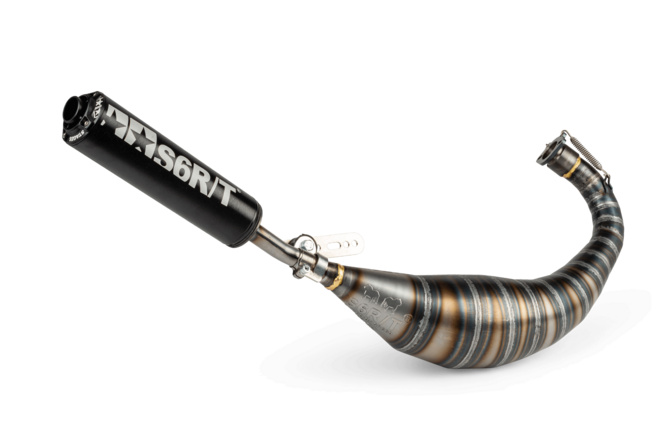 Scarico Stage6 R/T 90 - 100 Derbi Nero
