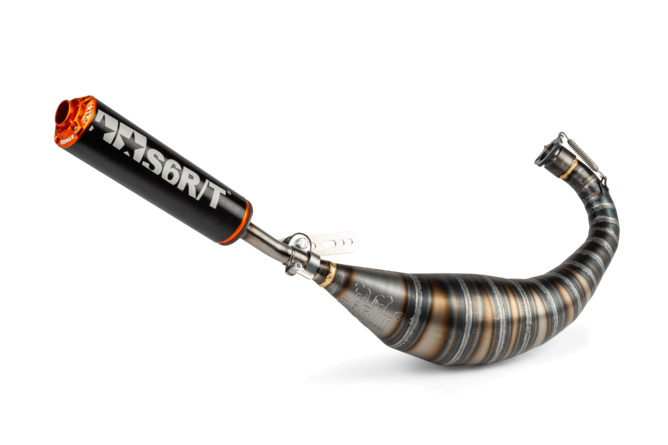 Scarico Stage6 R/T 90 - 100 Derbi Nero / Arancione