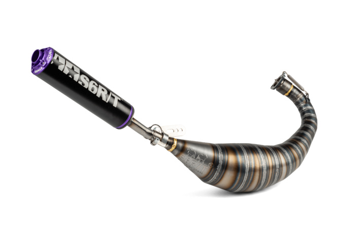 Scarico Stage6 R/T 90 - 100 Derbi Nero / Viola