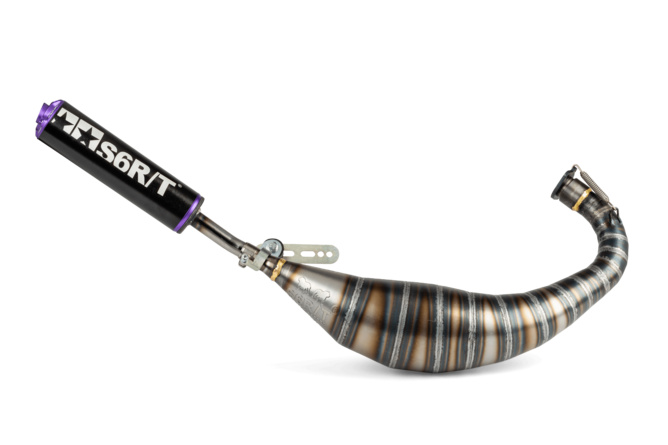 Scarico Stage6 R/T 90 - 100 Derbi Nero / Viola