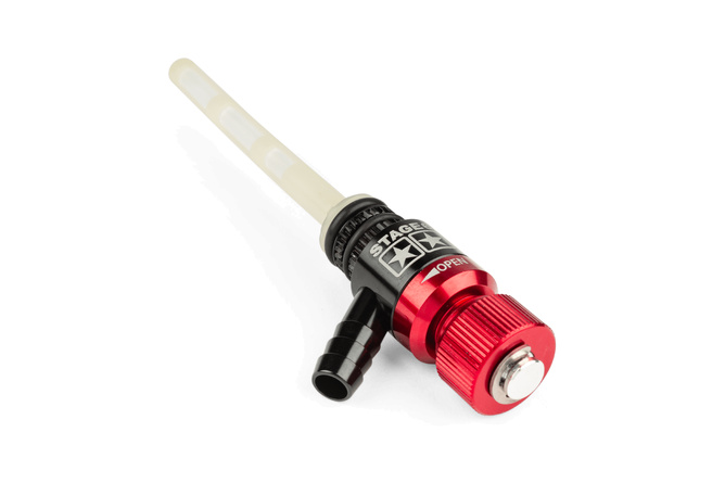 Benzinhahn d.15mm Stage6 Rot