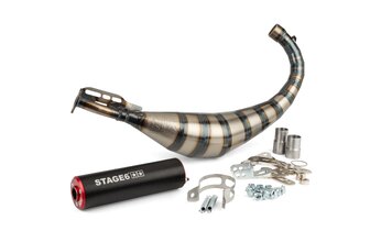 Exhaust Stage6 Streetrace 80 - 90 AM6 Red