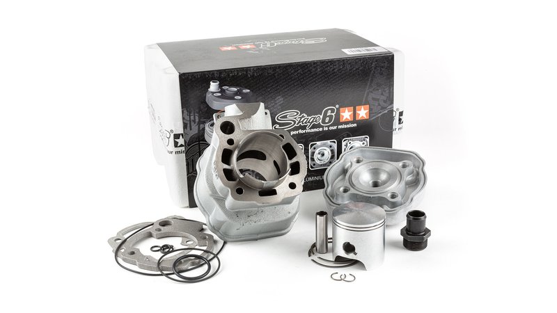 Cylinder Kit Stage6 86 / 88cc Streetrace Cast Iron AM6 | MAXISCOOT