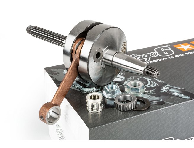 Albero Motore Stage6 HPC Per Derbi Euro 2 - Corsa 45mm, Biella 90mm, Alta Performance Per Racing