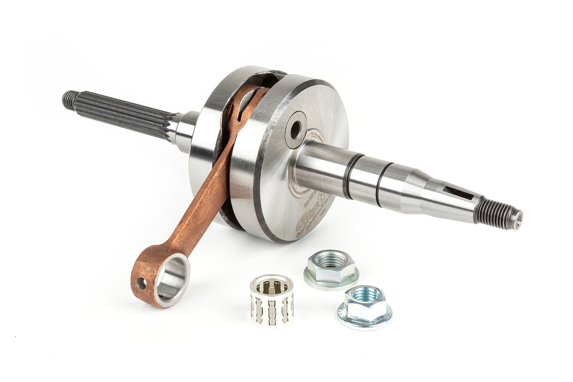 Crankshaft Stage6 HPC MK2 12mm pin Minarelli horizontal | MAXISCOOT