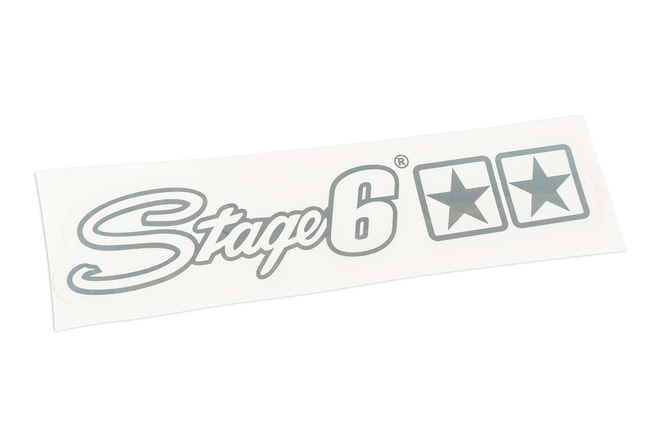 Sticker Stage6 25x4.5cm silver