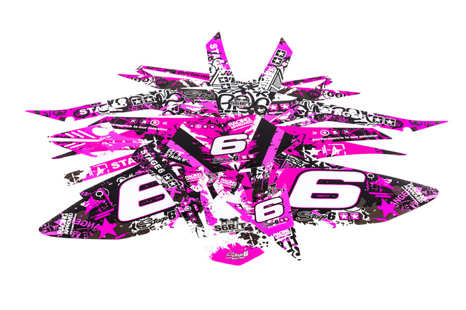 Graphic Kit Beta RR 2011 - 2020 pink / black